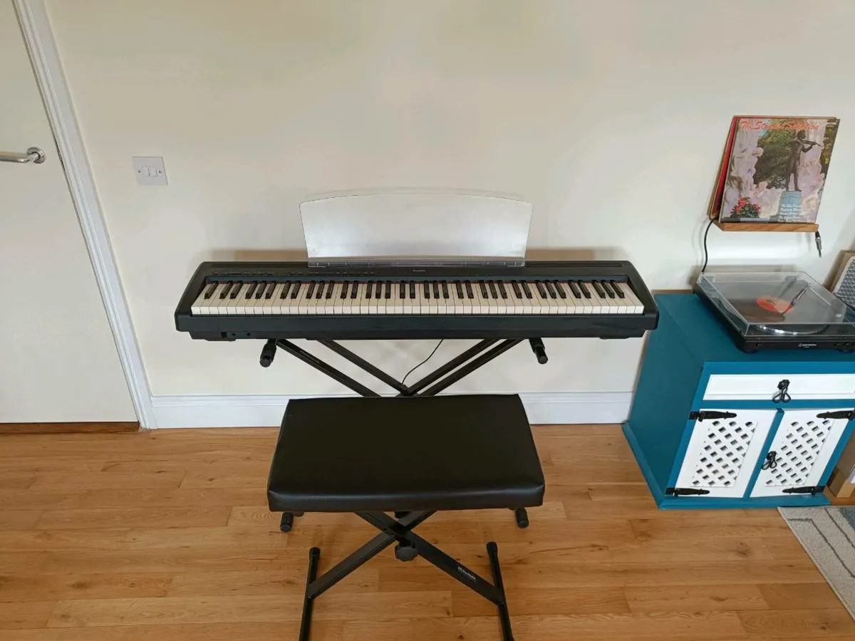 Yamaha P-85 Digital Piano (with stand & stool) - Image 2
