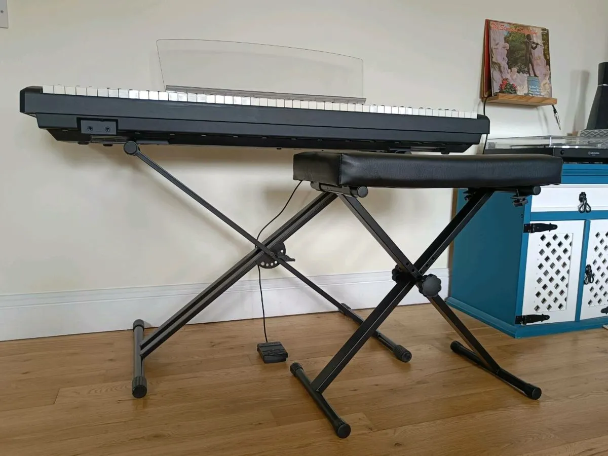 Yamaha P-85 Digital Piano (with stand & stool) - Image 3