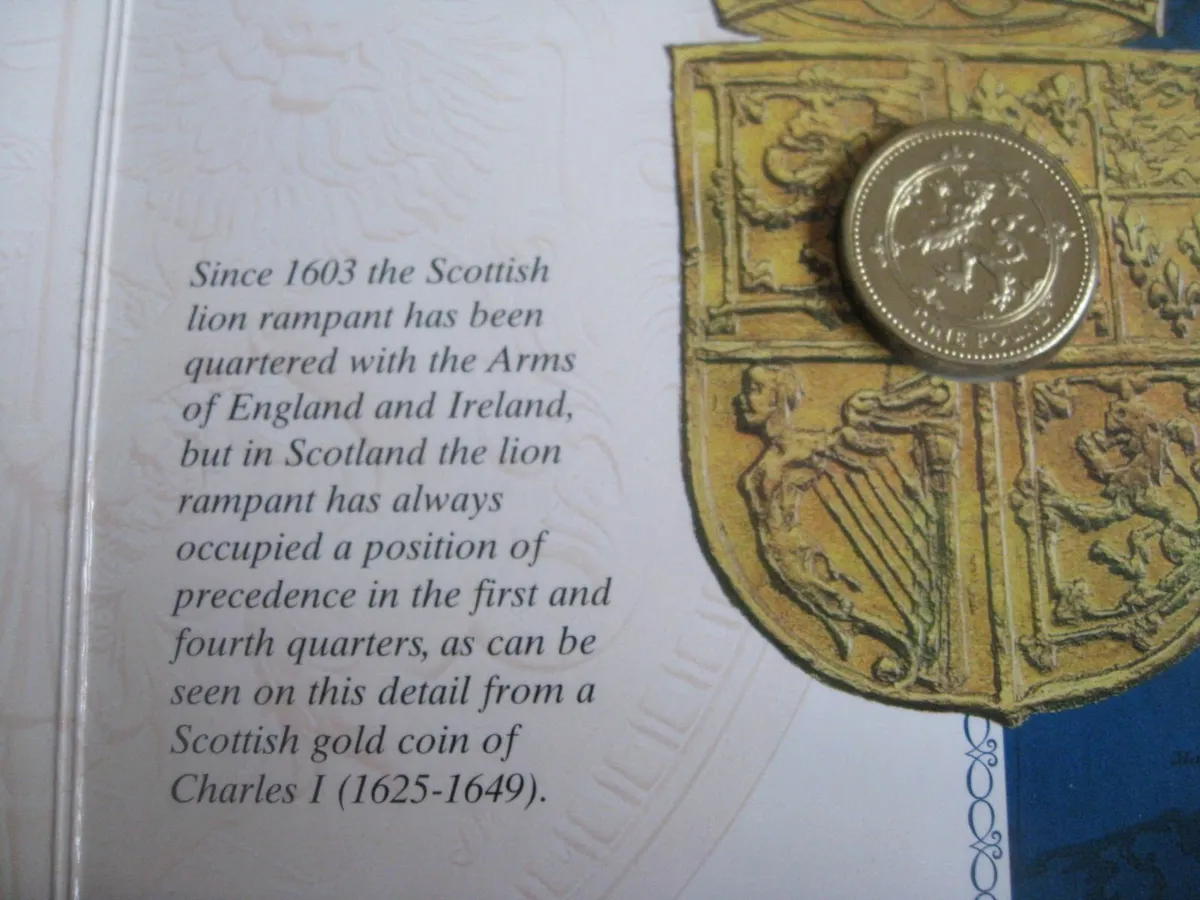 1999 BU £1 Coin Pack - Scottish Rampant Lion - Image 3