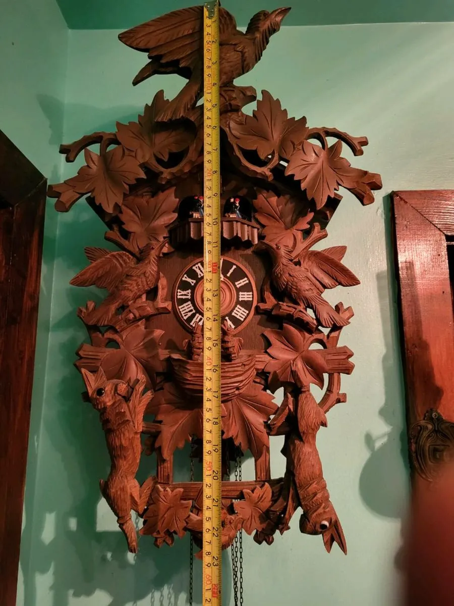 Vintage wooden cuckoo clock - Image 3