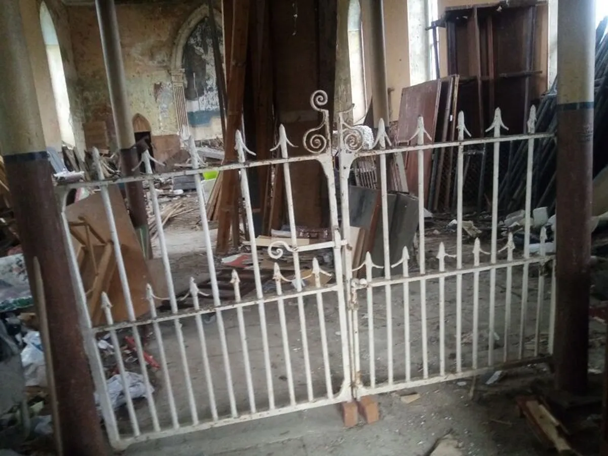 antique church gates - Image 1