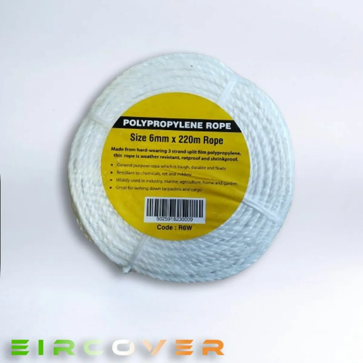 Mini Coil Rope- 6mm / 220m - White - Image 2