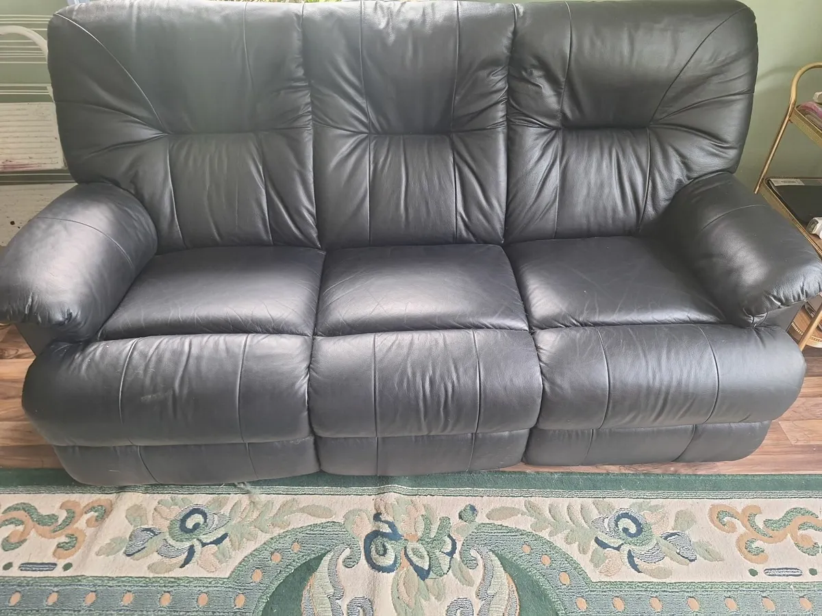 Leather suite 3+1+1 - Image 1