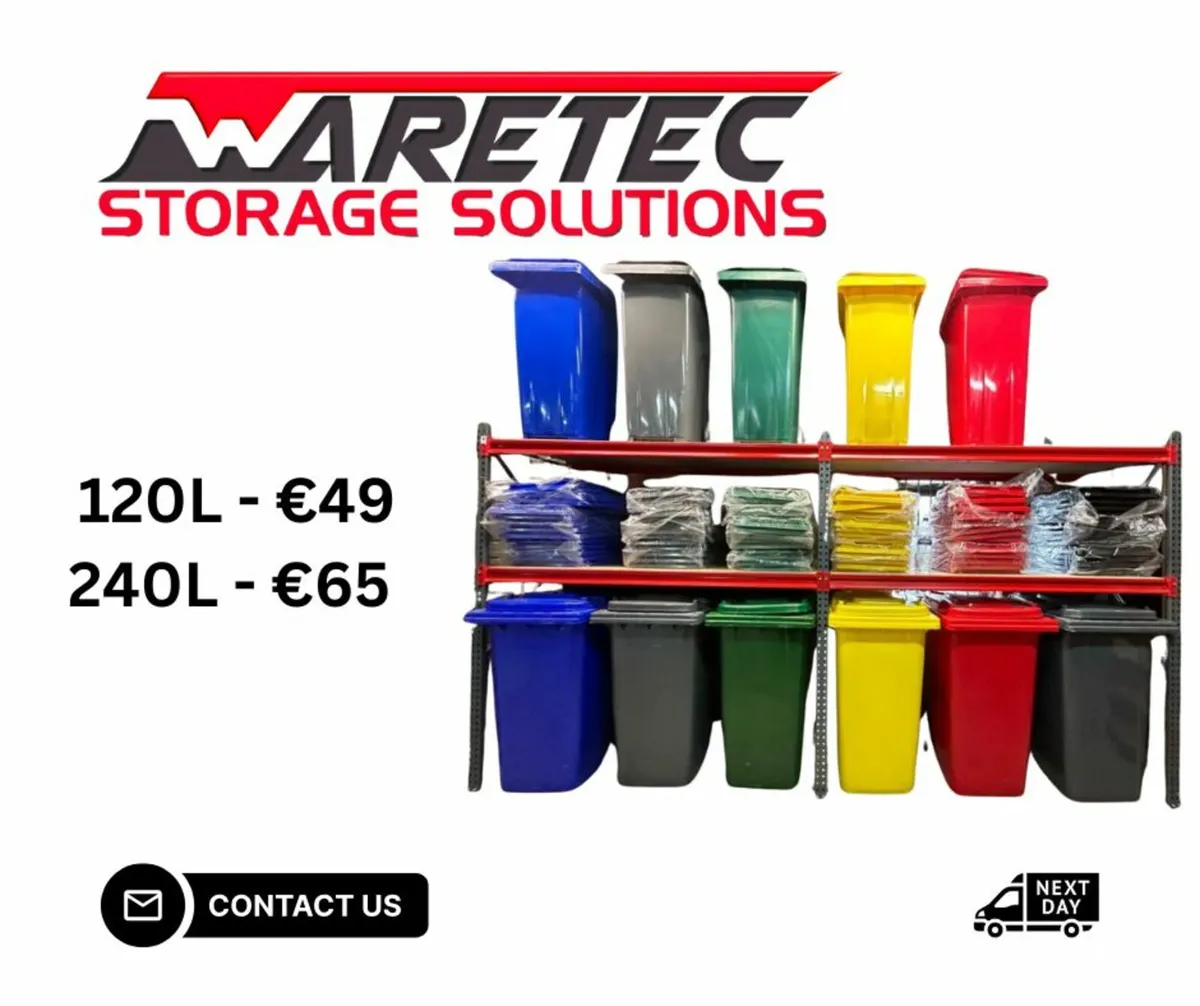 Wheelie bins available in 2 sizes - Image 1