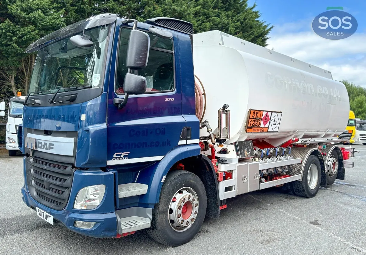 2017 DAF CF 370 FAN Euro 6 Rigid Tanker - Image 1