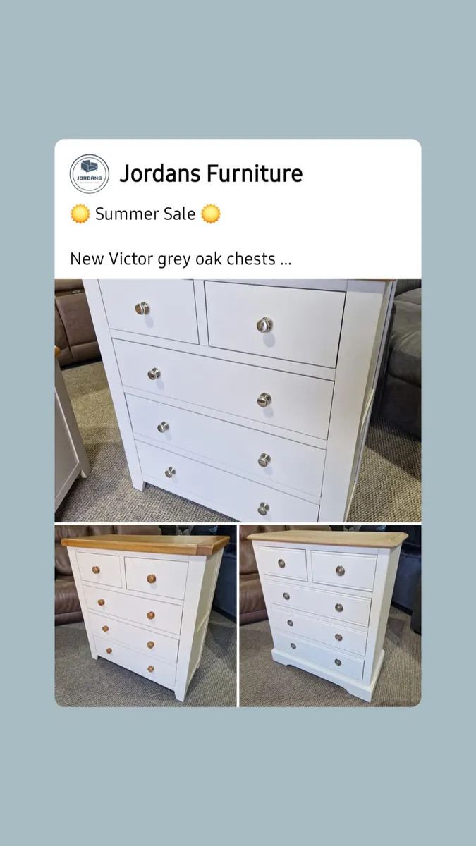 SALE New Victor, Juliet & Meghan Oak Chests - Image 1