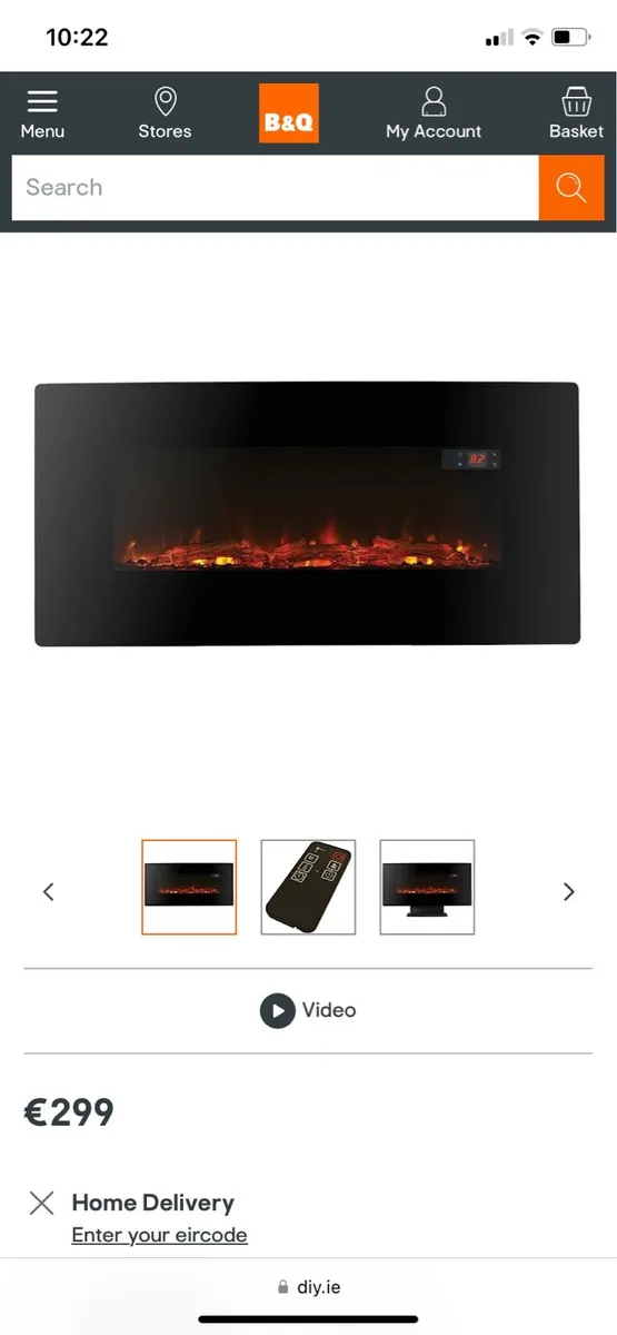 Electric fire - Image 1