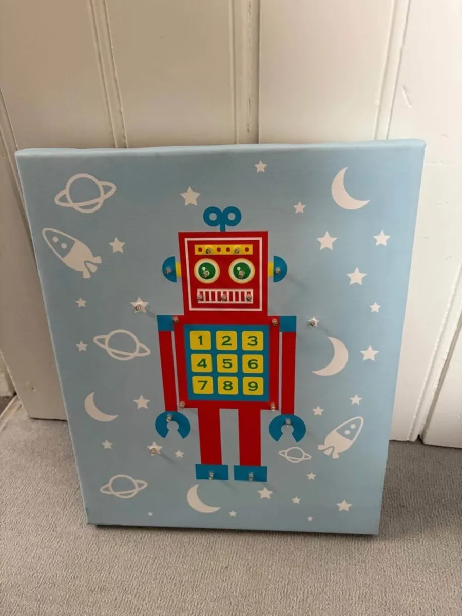 Boxed Illuminated Canvas - Robot - Image 1
