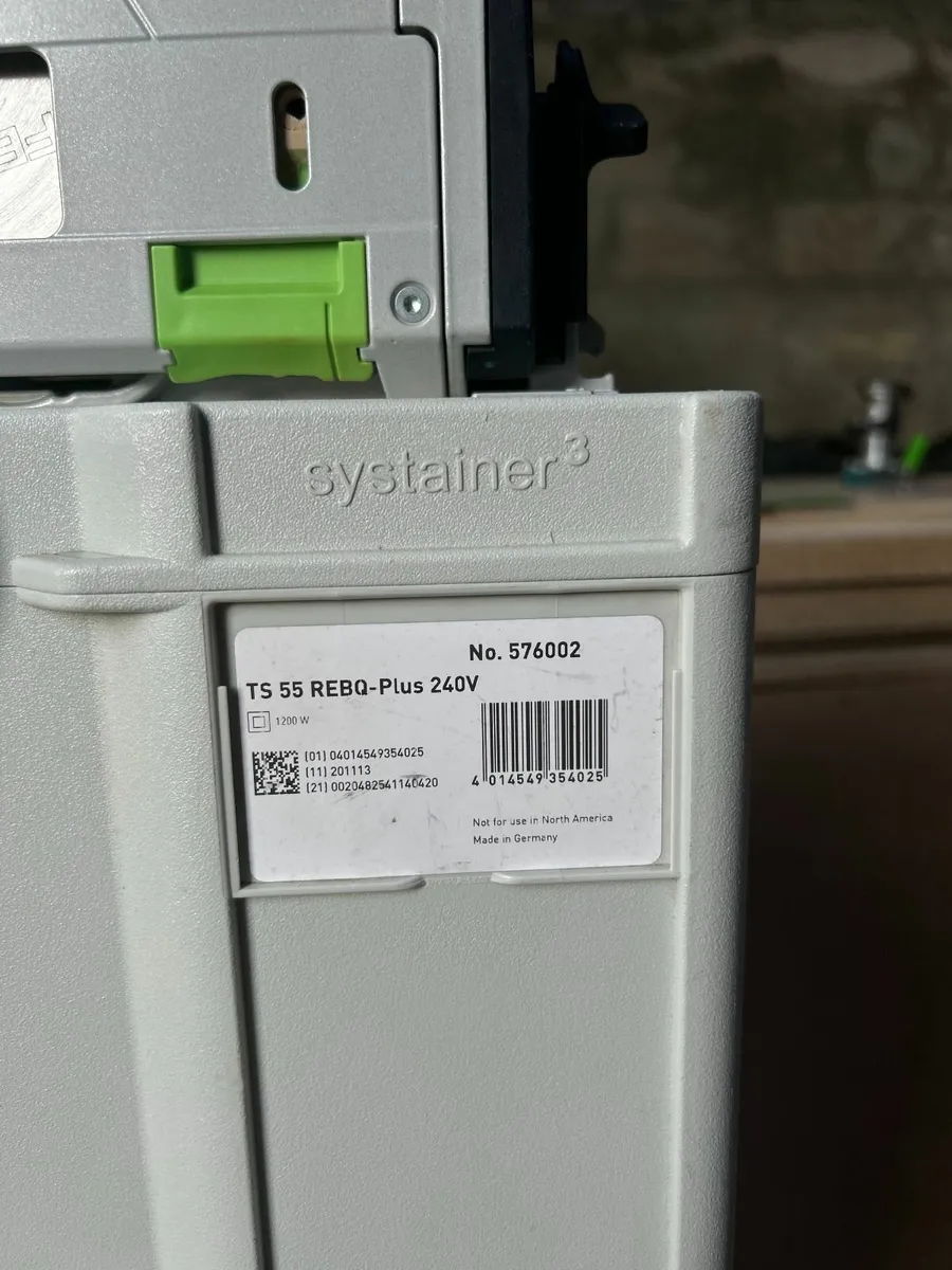 Festool ts55 track saw & parallel guides - Image 3