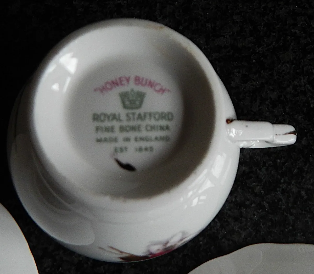15 Piece Royal Stafford Honey Bunch China Tea Set - Image 3