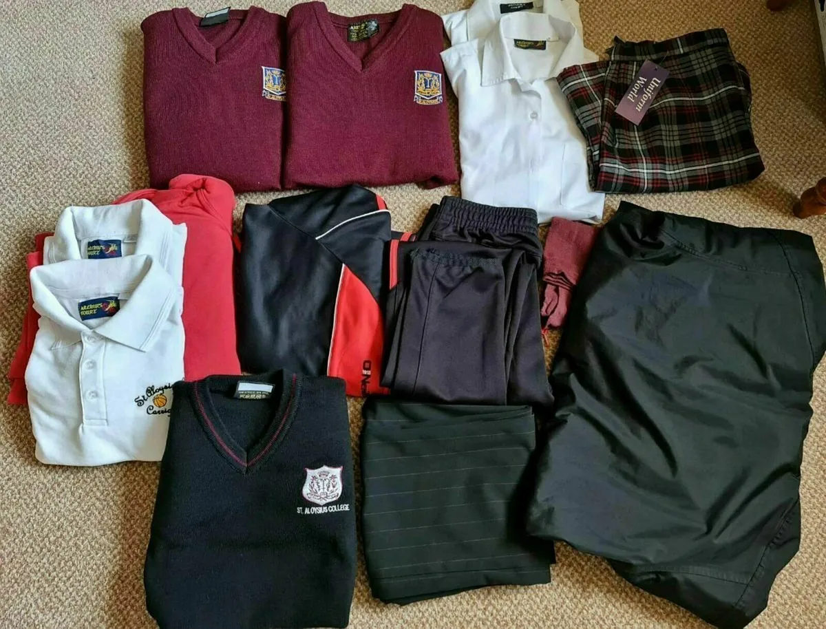 St.Aloysius college uniform clothes bundle size sm