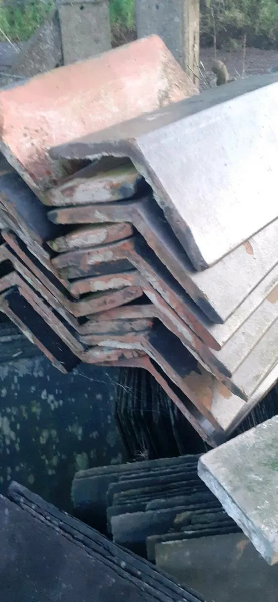 Bangor slates chimney pots floor ridge roof tiles - Image 4