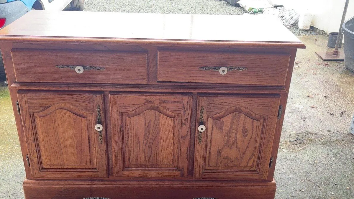 Old pine dresser, antique unit, old antique dresse - Image 1
