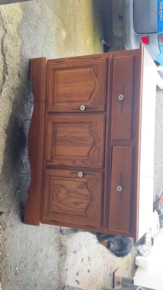 Old pine dresser, antique unit, old antique dresse - Image 2