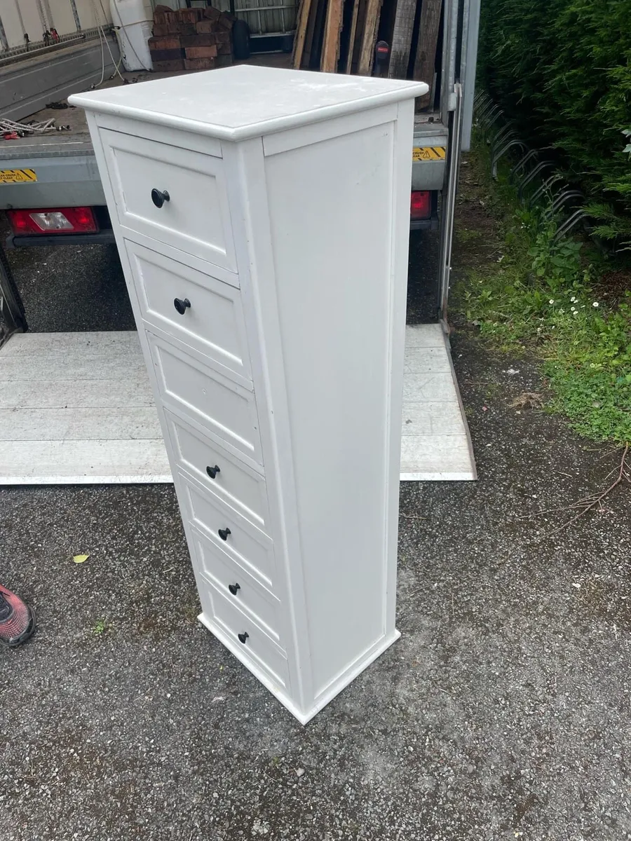 Tall boy unit / chest / bath storage locker - Image 4