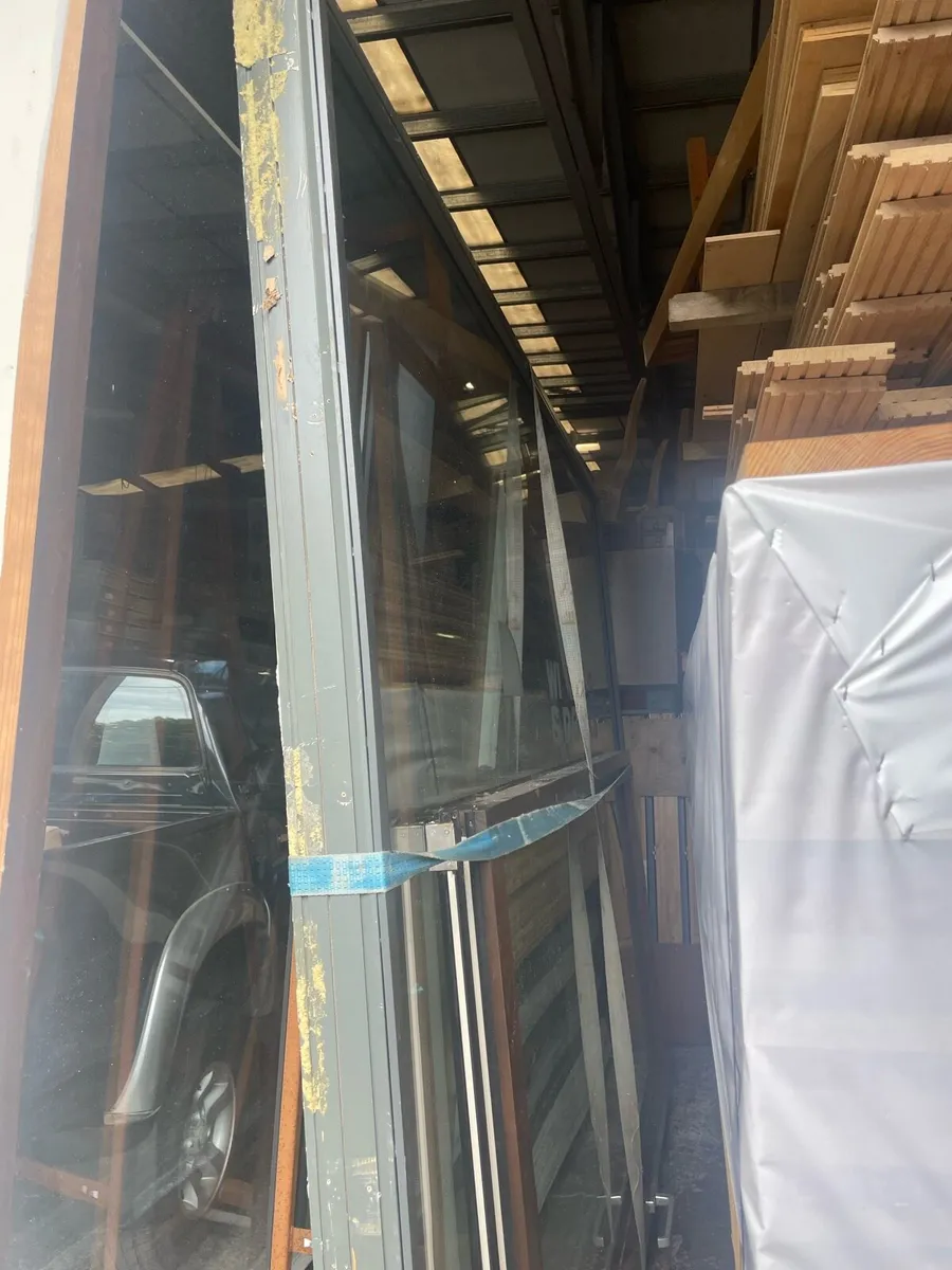 Large glass panel