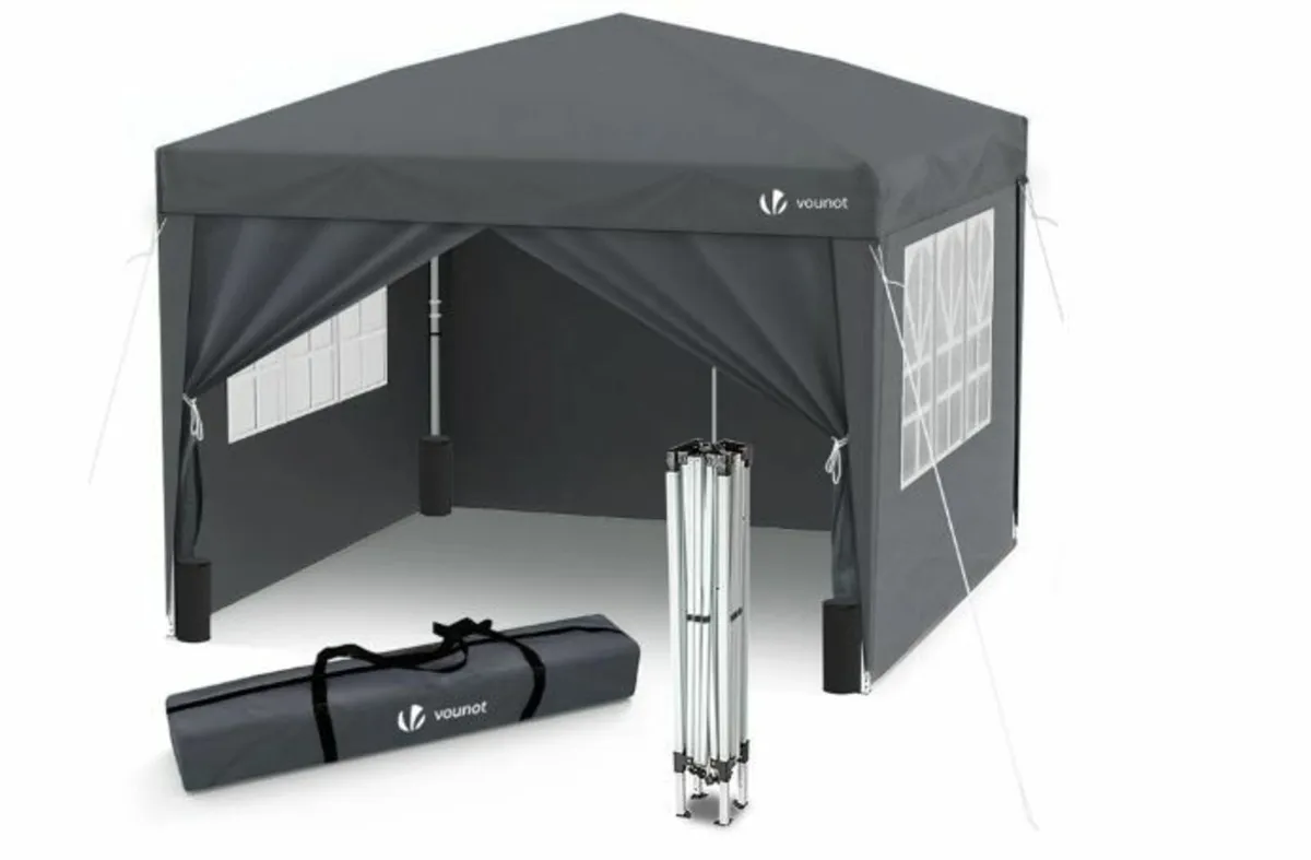 Gazebo 3 x 3 m Waterproof Pop-Up - Image 1