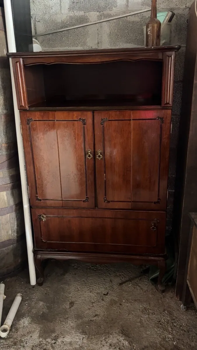 Old pine dresser, antique unit, old antique dresse - Image 4