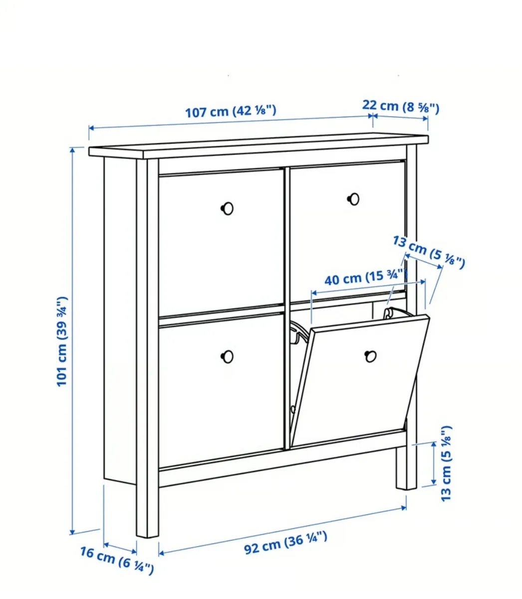 Hemnes Shoe Cabinet - Image 4