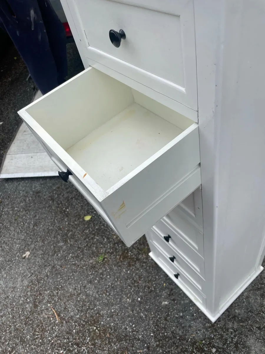 Tall boy unit / chest / bath storage locker - Image 2
