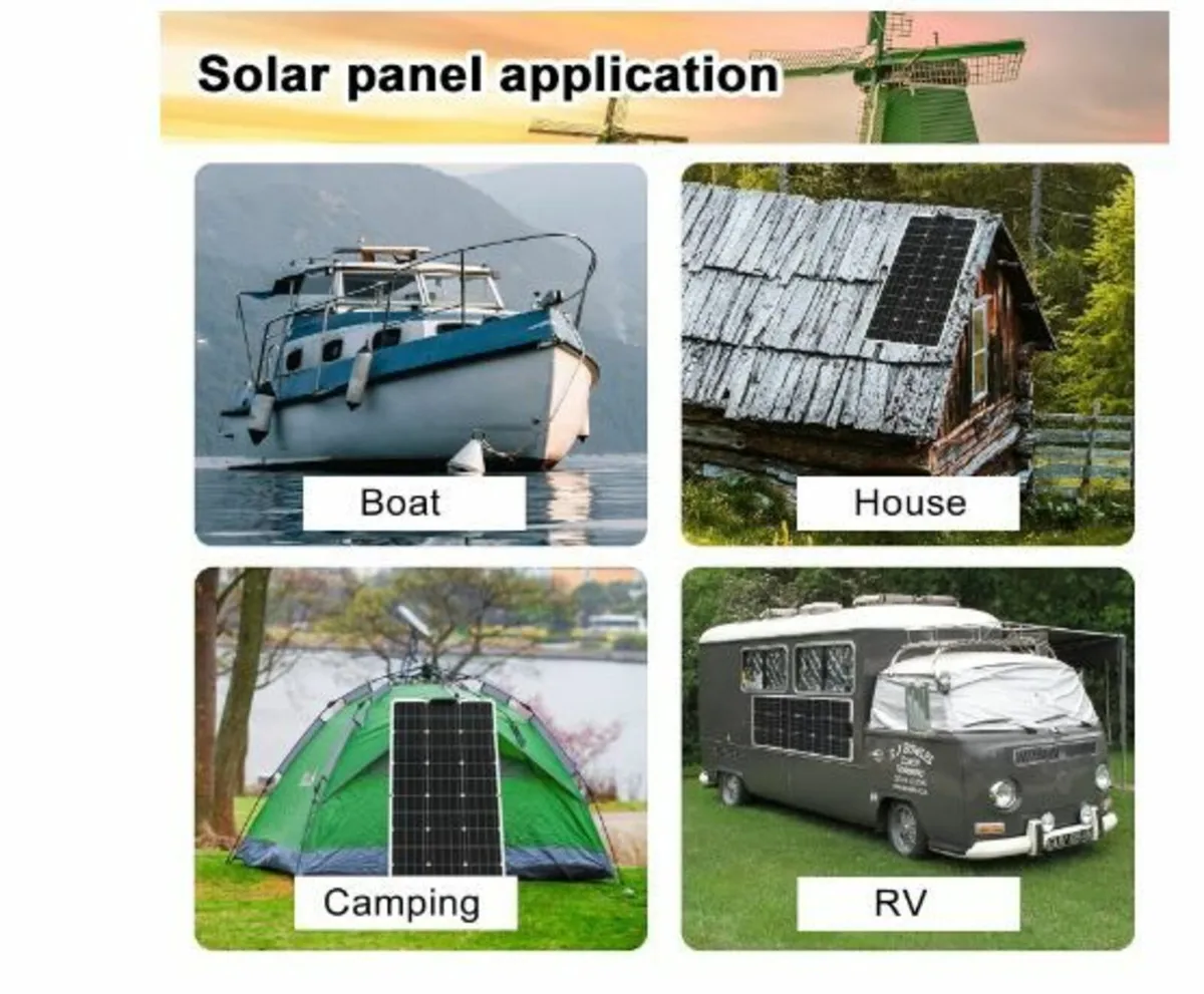 200 W Flexible Solar Panel Kit 2 Pieces - Image 4