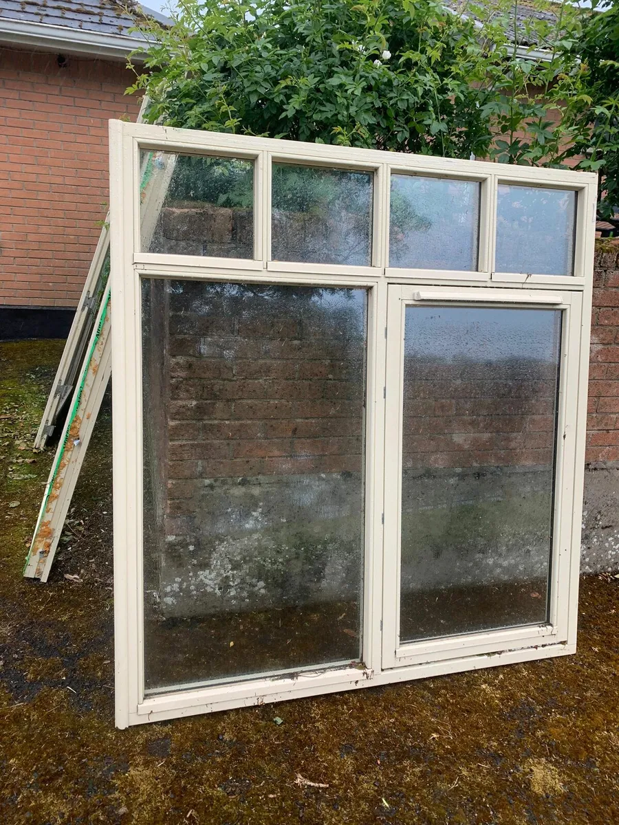 Double door and Windows hard wood - Image 1
