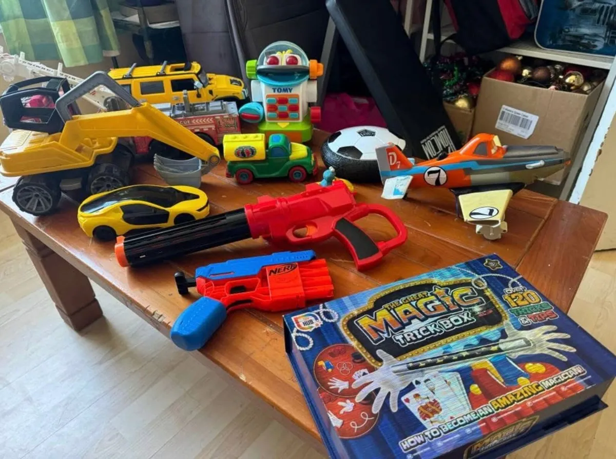 Bundle of toys and kids books for sale - Image 1