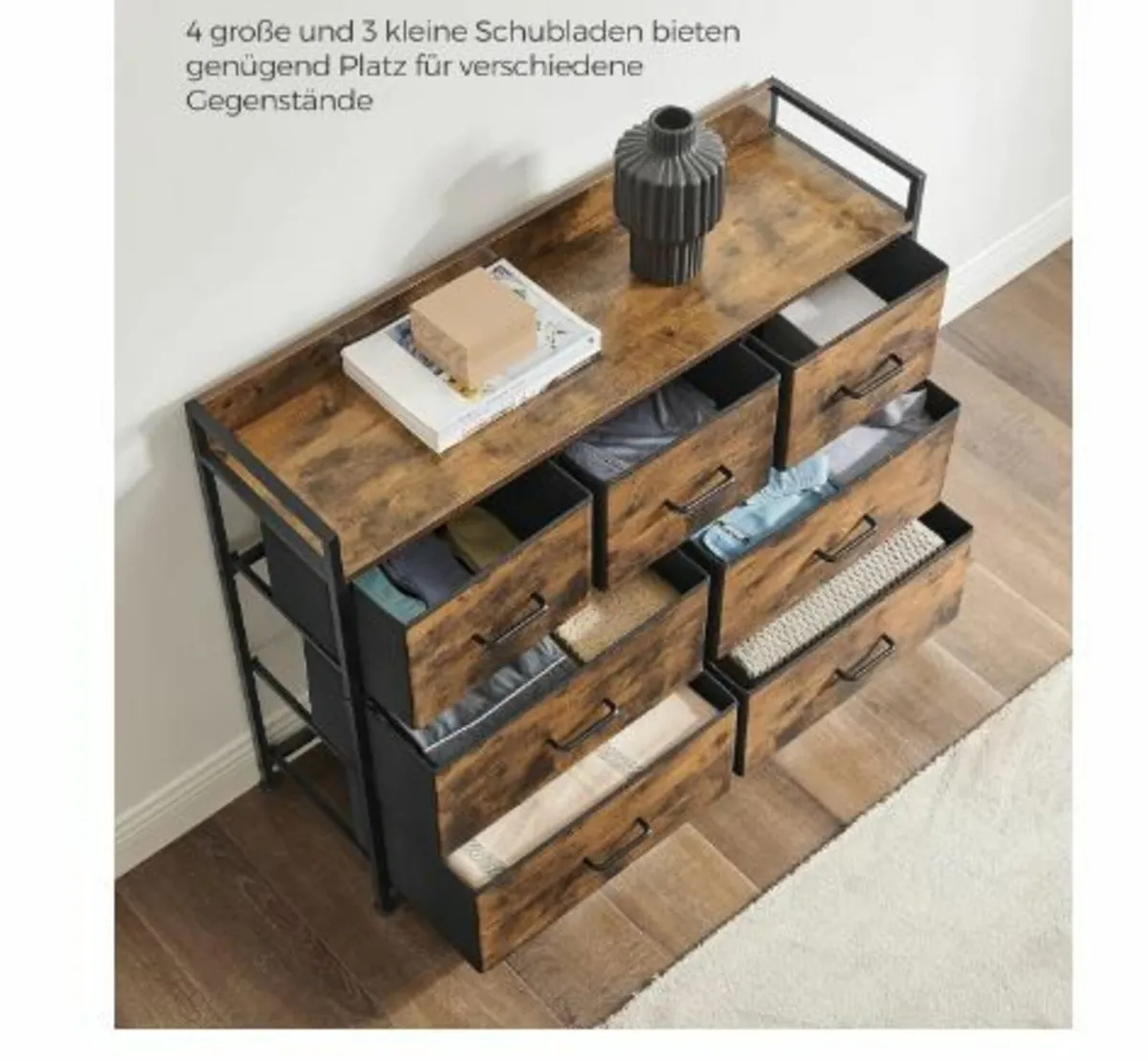 Chest of Drawers, 7 Fabric Drawers - Image 2