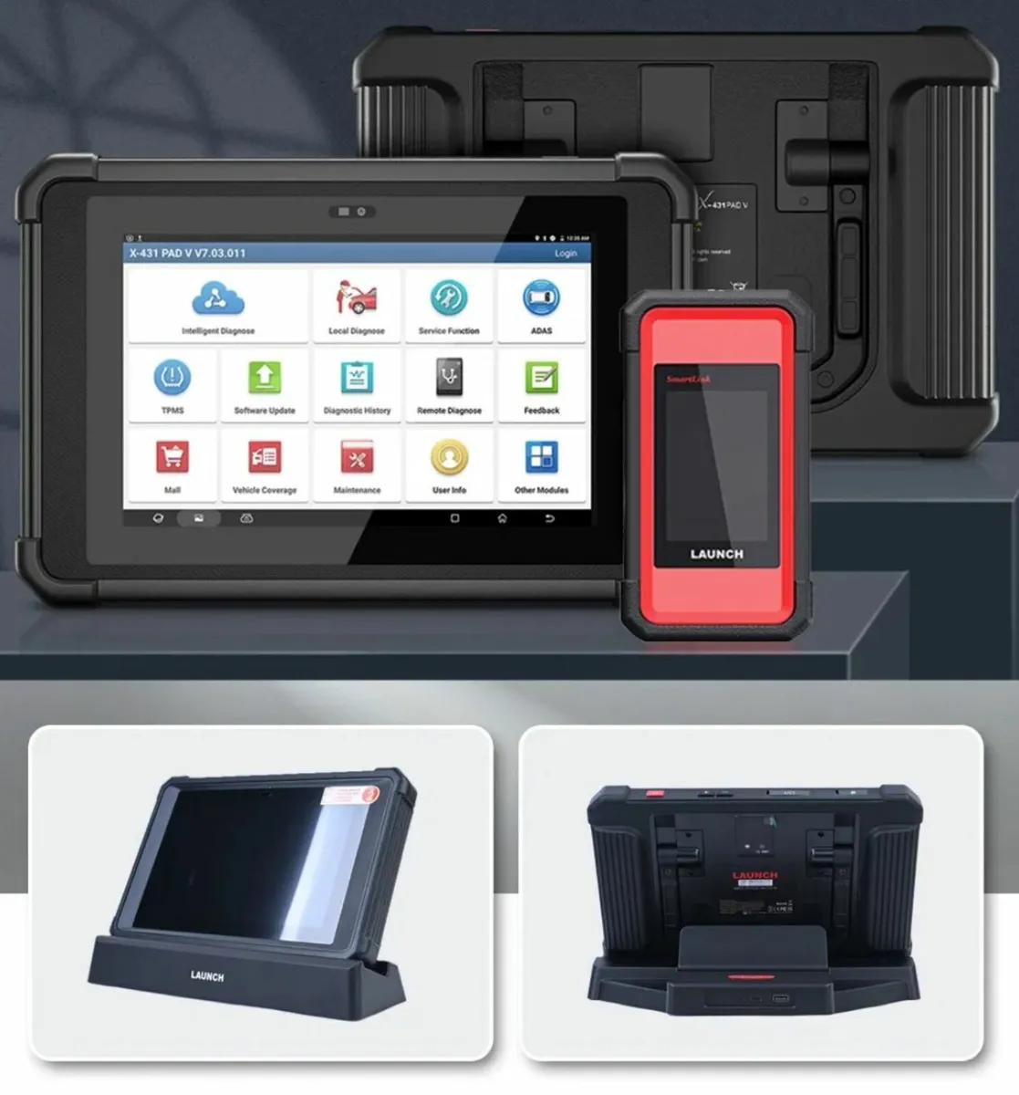 Launch X431 PAD V Elite Diagnostic Computer - Image 2