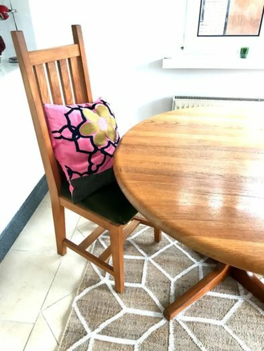 Solid Wood Dining Chairs - Image 4