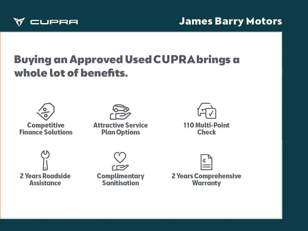 Cupra Born Bigger Battery E-boost 77kwh 231hp to - Image 4