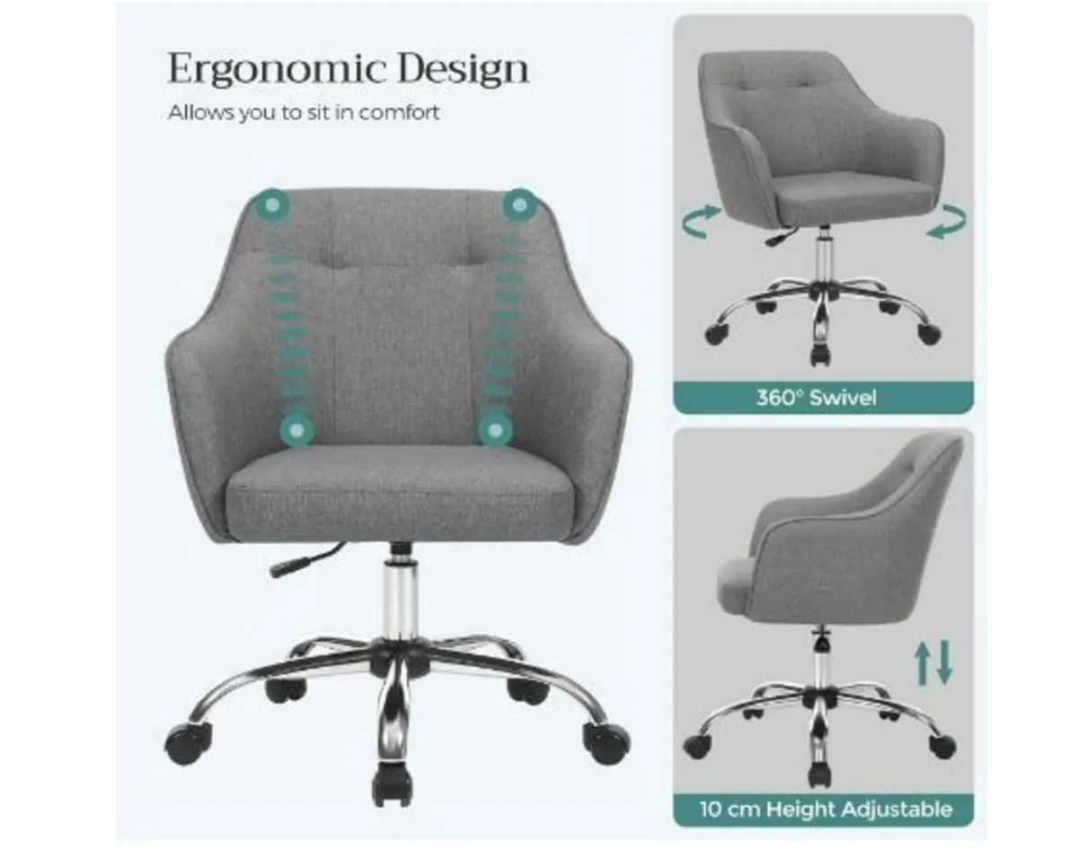 Home Office Chair Swivel Desk Chair - Image 4