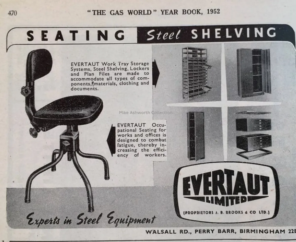 c1950s Evertaut chair. EX-Factory (Belfast) - Image 4