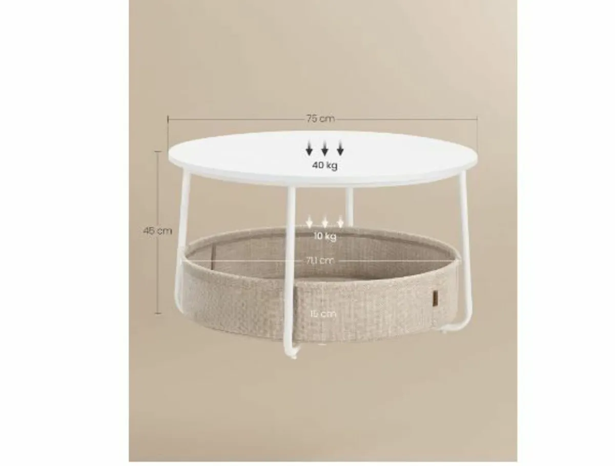 Round Coffee Table - Image 3