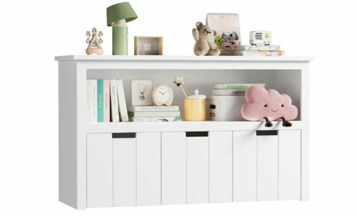 Children's Shelf with Boxes - Image 1