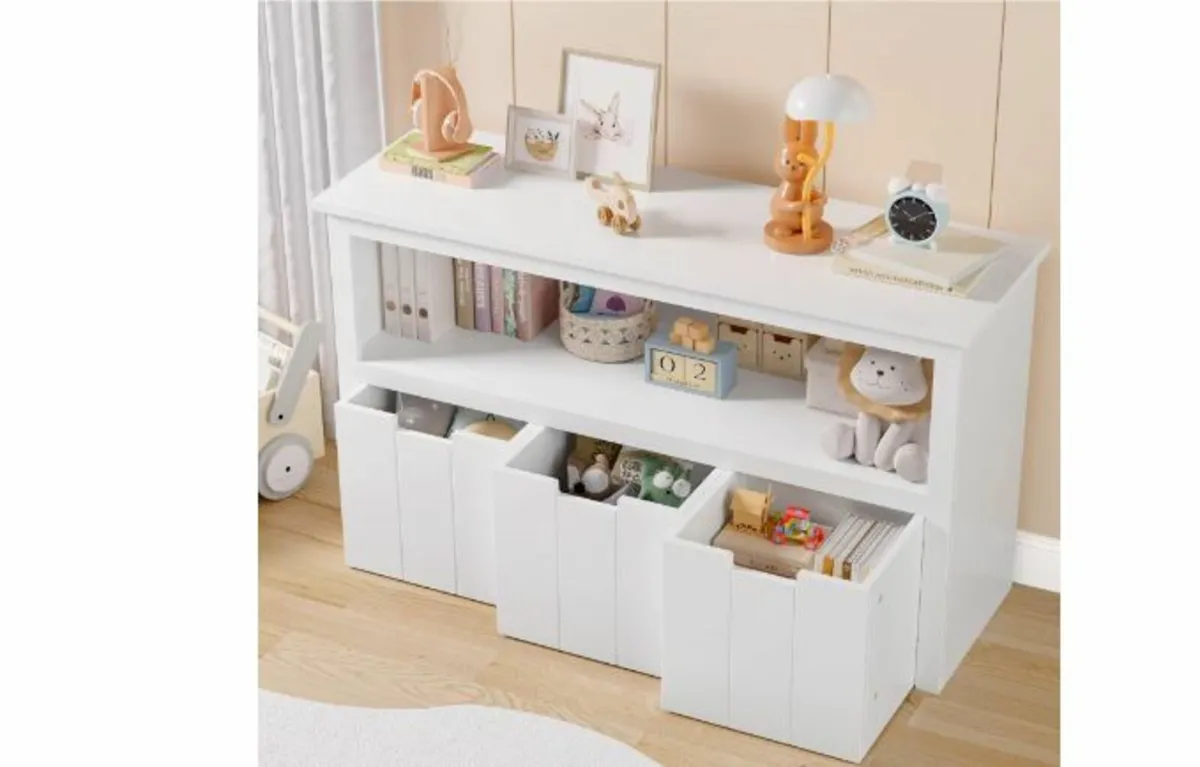 Children's Shelf with Boxes - Image 3