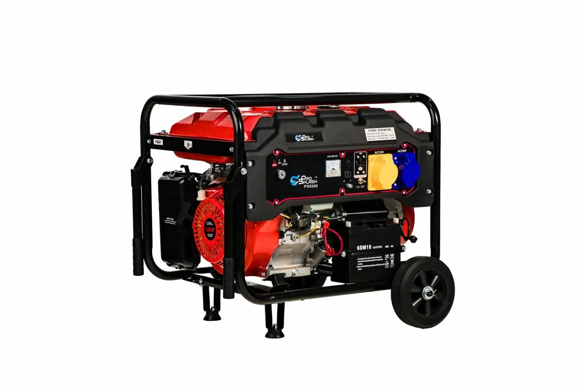 7500W Petrol Generator 18HP OHV Engine 25L Fuel - Image 2