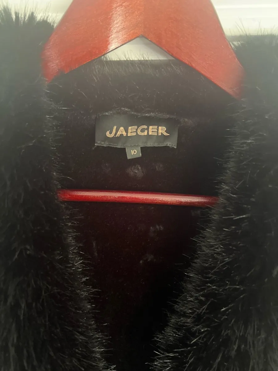 Jaeger full length coat faux fur / skin - Image 2