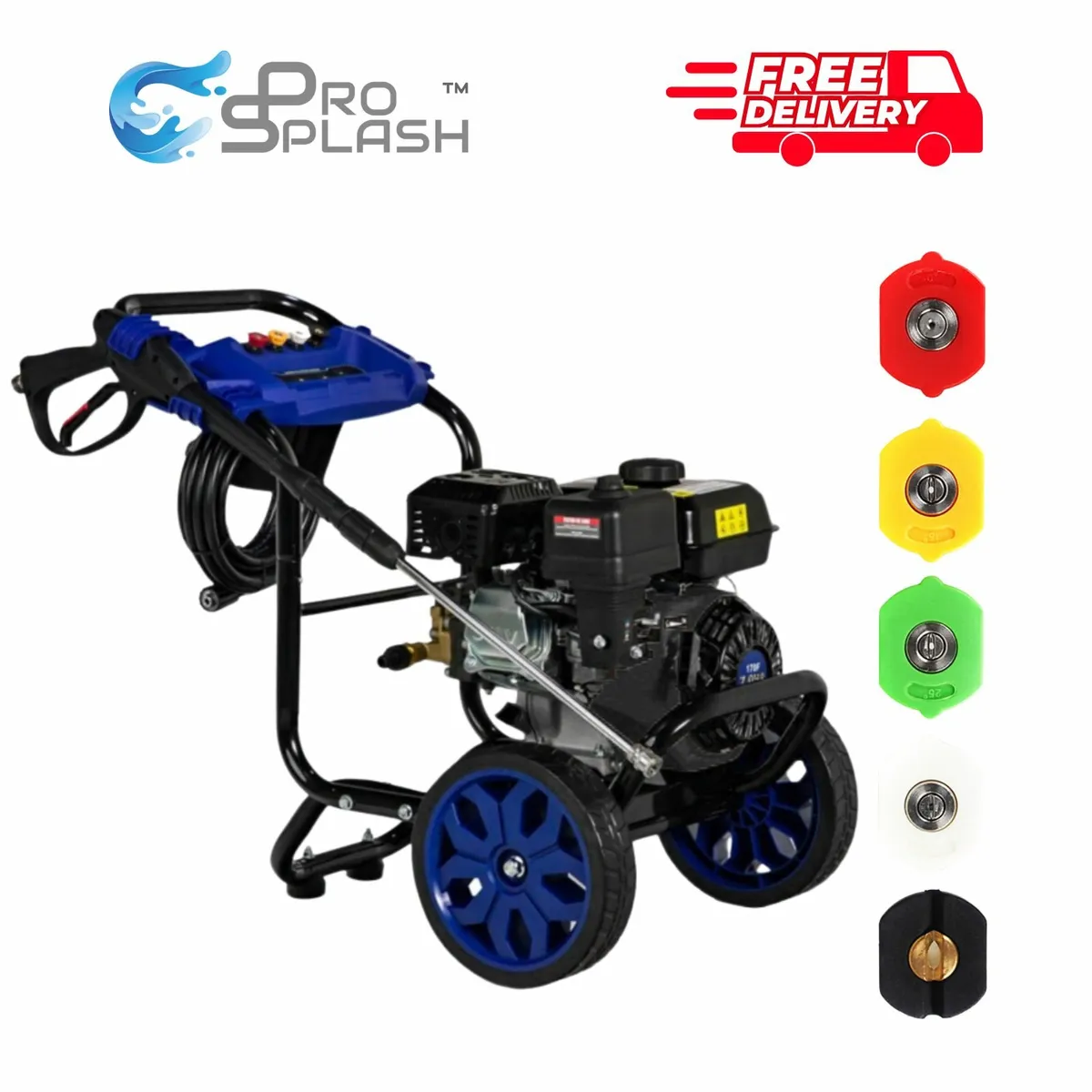 200 BAR Petrol Power Washer 10LPM Aluminium Pump - Image 1