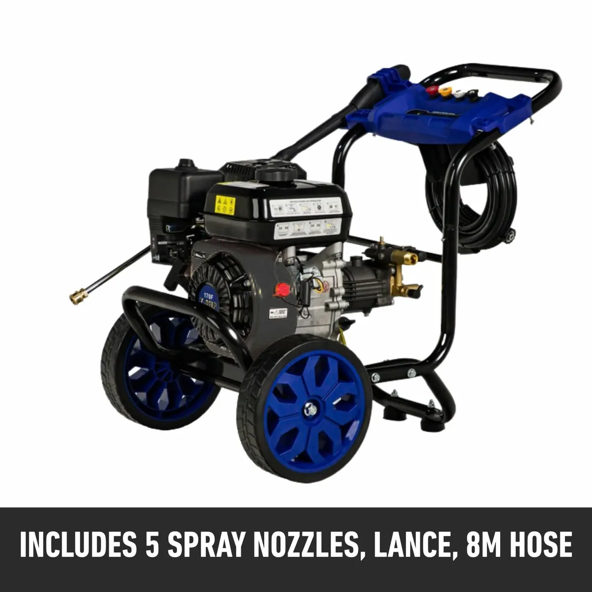 200 BAR Petrol Power Washer 10LPM Aluminium Pump - Image 3