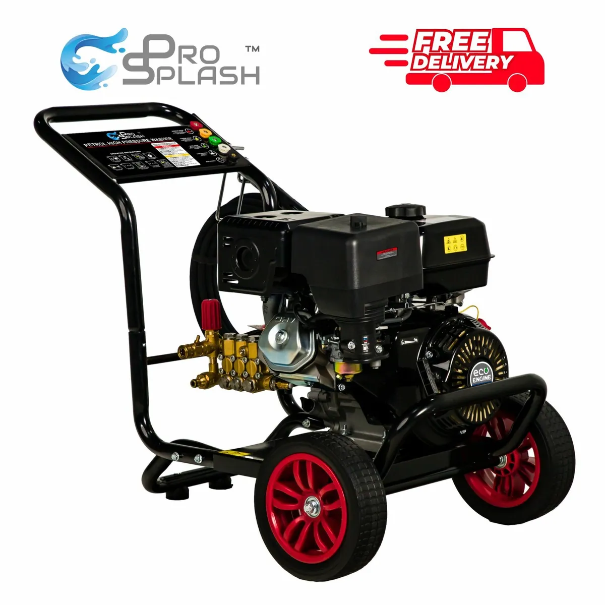 3600psi Petrol Pressure Washer 15LPM Brass Pump - Image 1