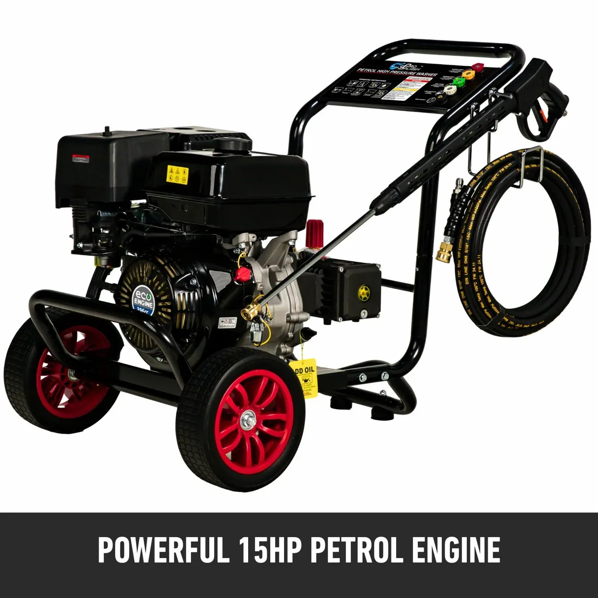 3600psi Petrol Pressure Washer 15LPM Brass Pump - Image 3