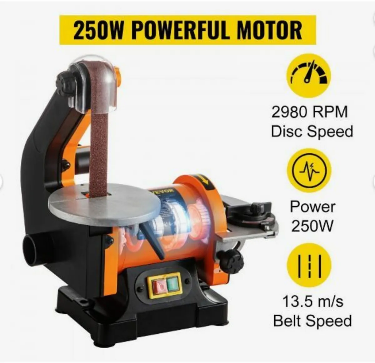 Electric Belt Grinder Sander 5 Inch - Image 4
