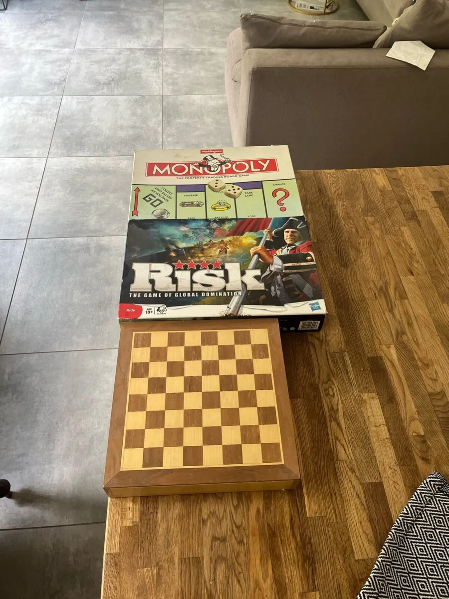 Chess, Monopoly, Risk - Image 1