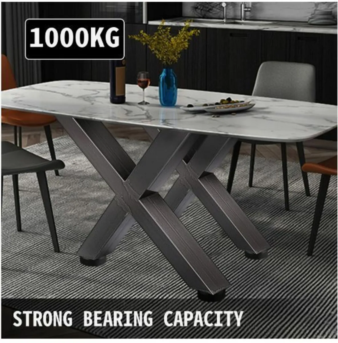 Metal Table Legs 28.4 x 23.6 Inch - Image 2