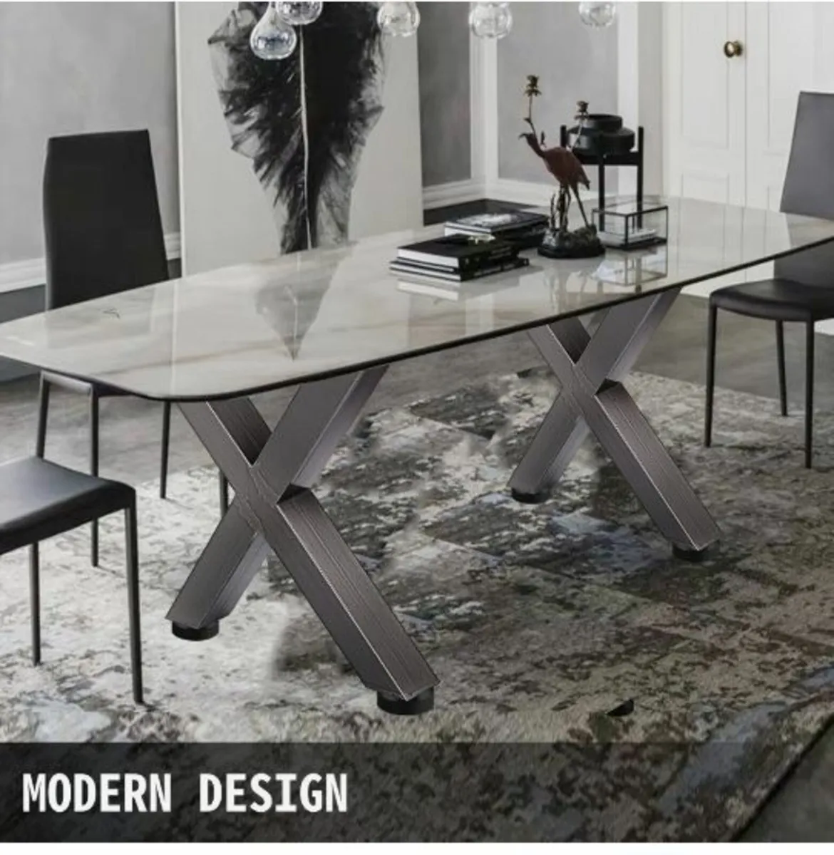 Metal Table Legs 28.4 x 23.6 Inch - Image 4