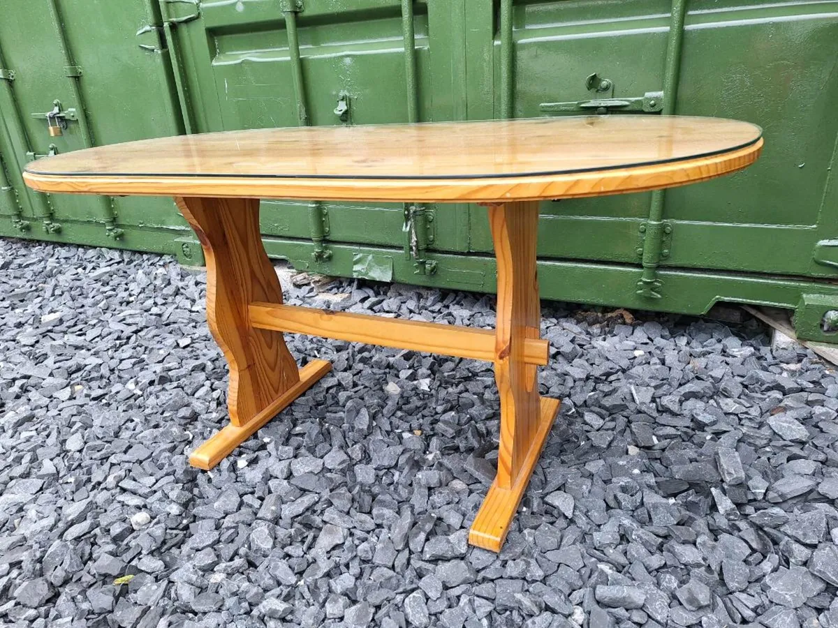 Pine kitchen table (DELIVERY) - Image 2