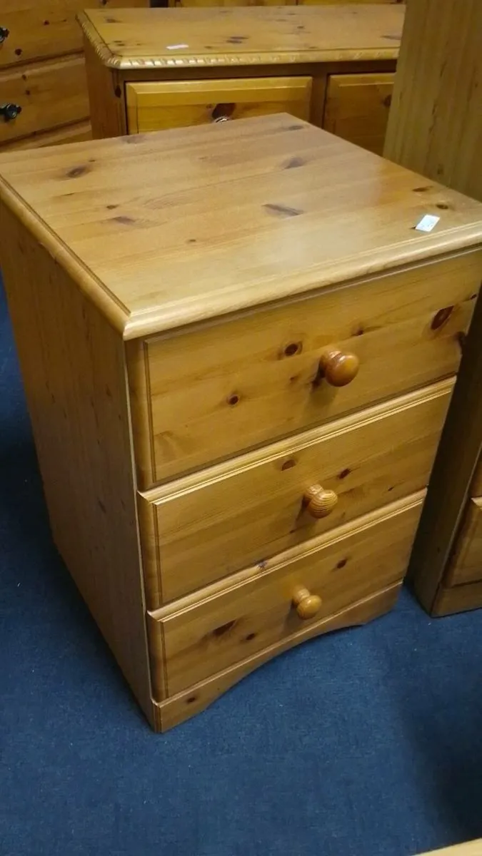 Pair Of Solid Pine Lockers