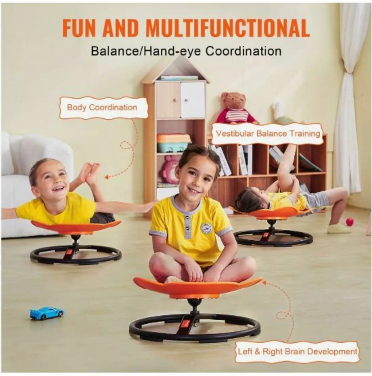 Elephant Kids Spinning Chair 220 lbs - Image 3