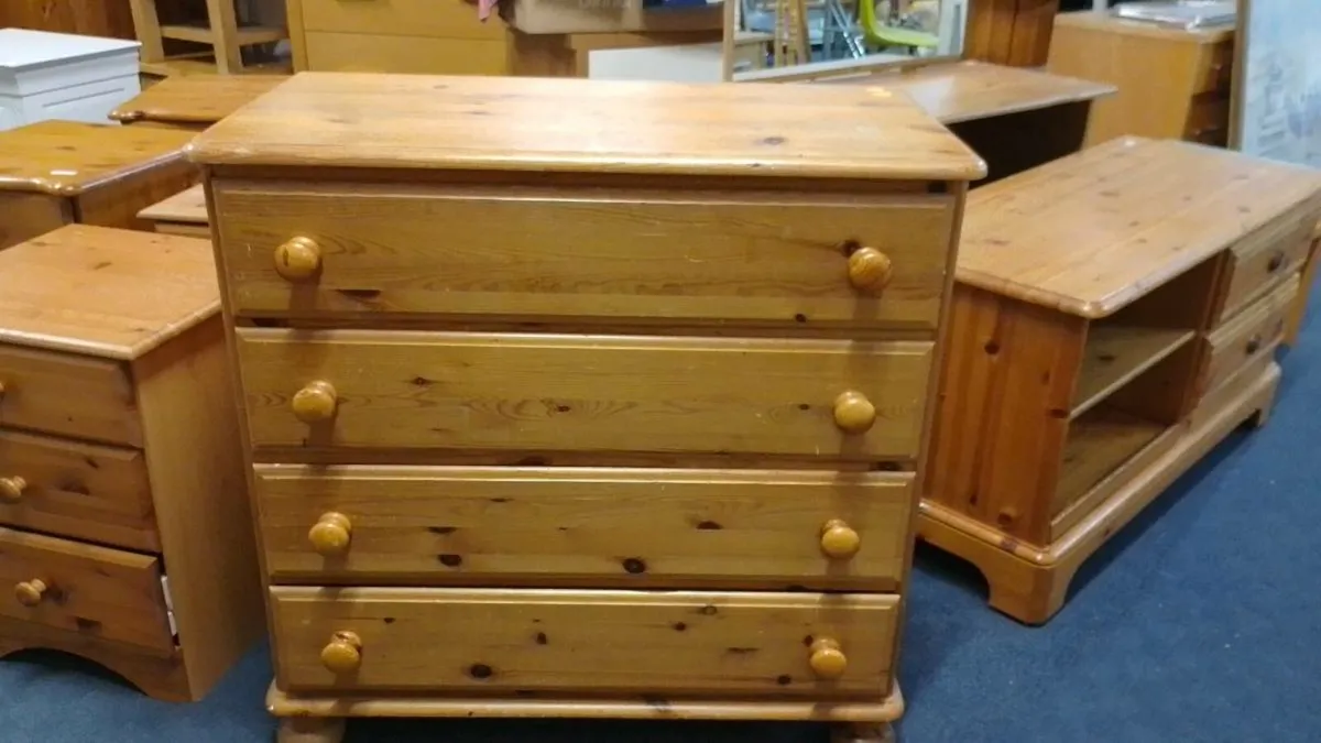 Modern Pine Chest Of Drawers - Image 2